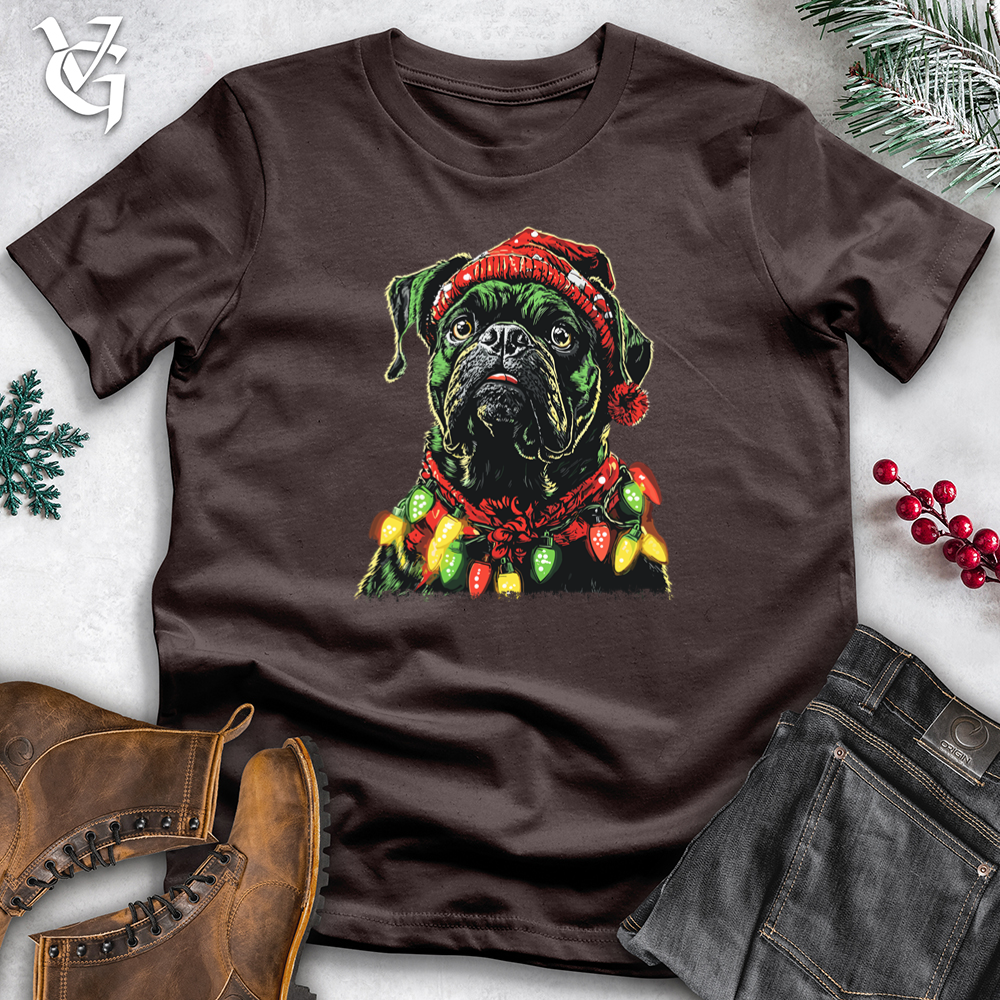 Christmas Light Dog Thief Softstyle Tee