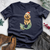 Mermaid Christmas Dog Softstyle Tee