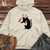 Painting Cat Midweight Hooded Sweatshirt