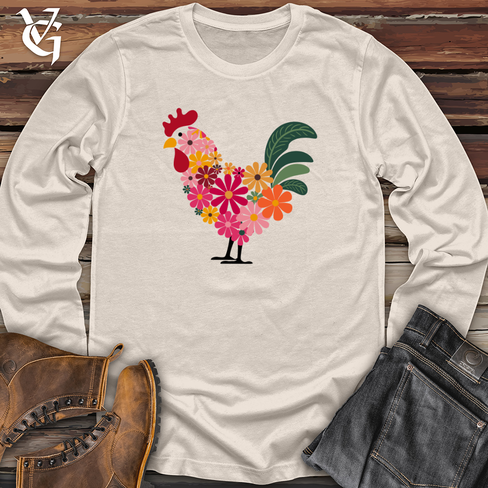 Floral Chicken Long Sleeve