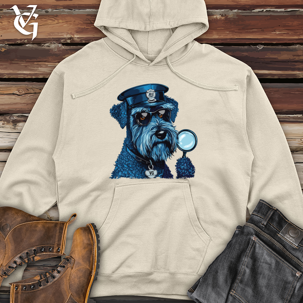 Terrier Police Detective Midweight Hooded Sweatshirt