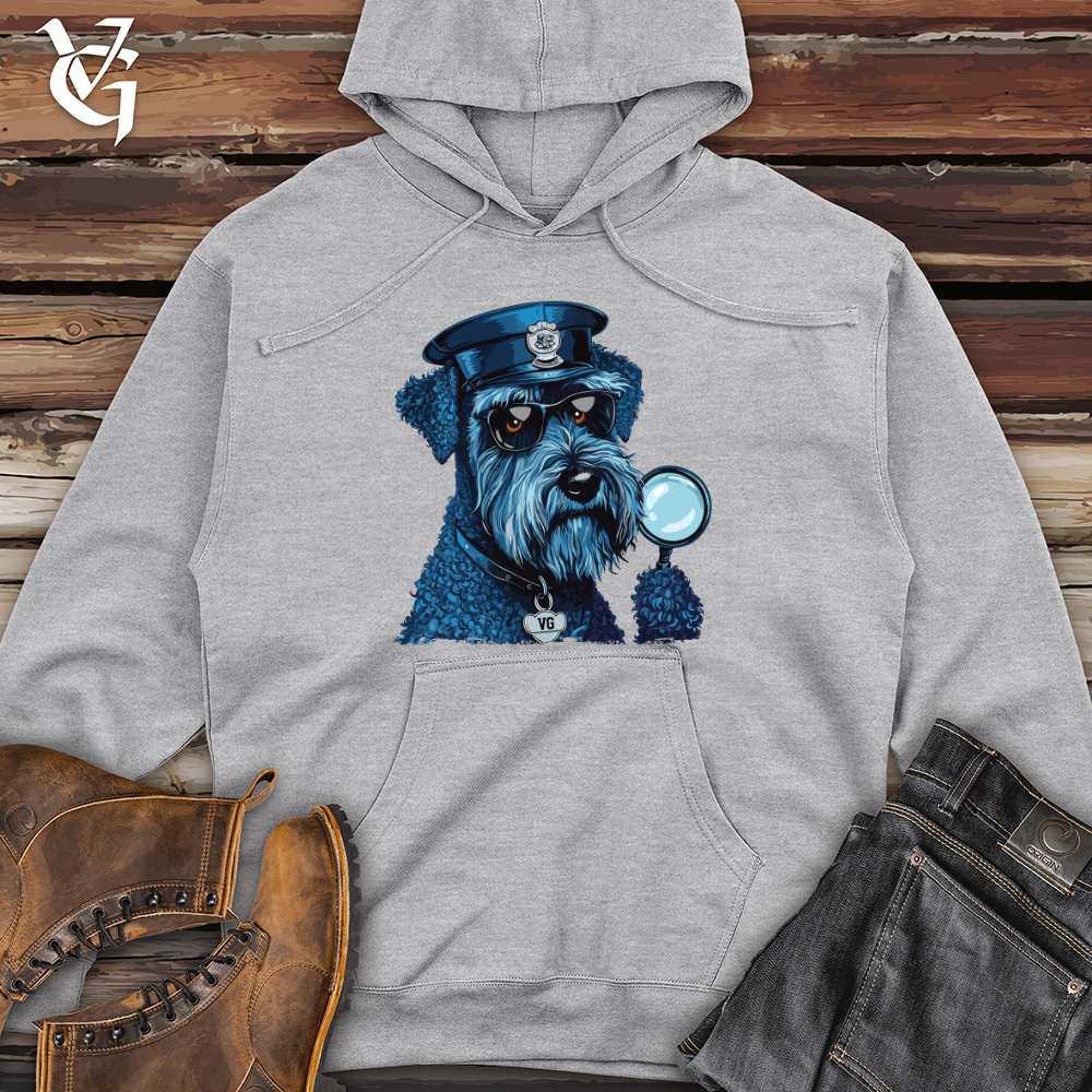 Terrier Police Detective Midweight Hooded Sweatshirt
