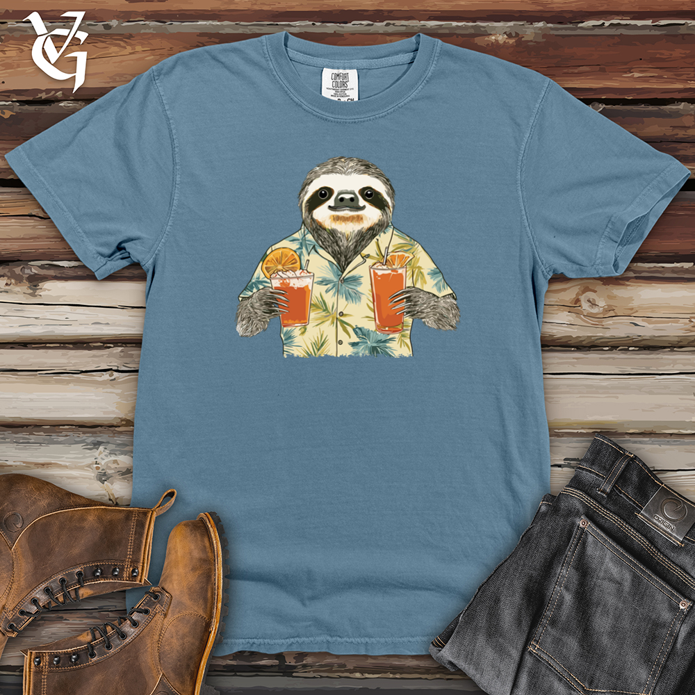 Cancun Sloth Heavy Cotton Comfort Colors Tee