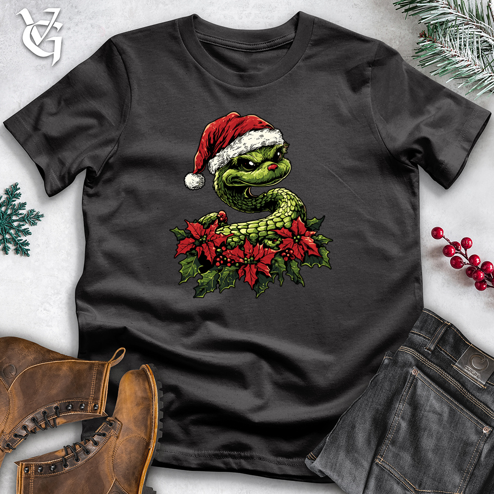 Sinister Santa Snake Cotton Tee