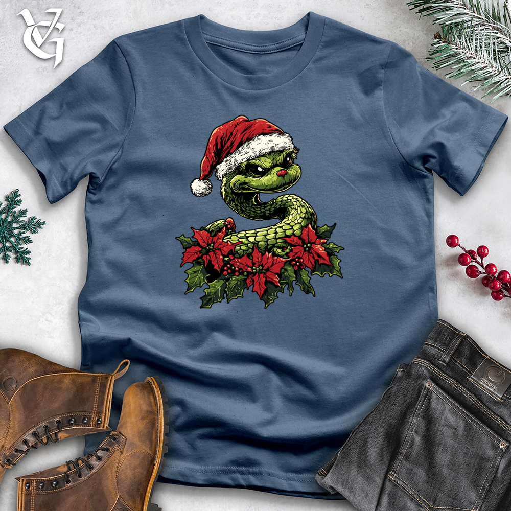 Sinister Santa Snake Cotton Tee