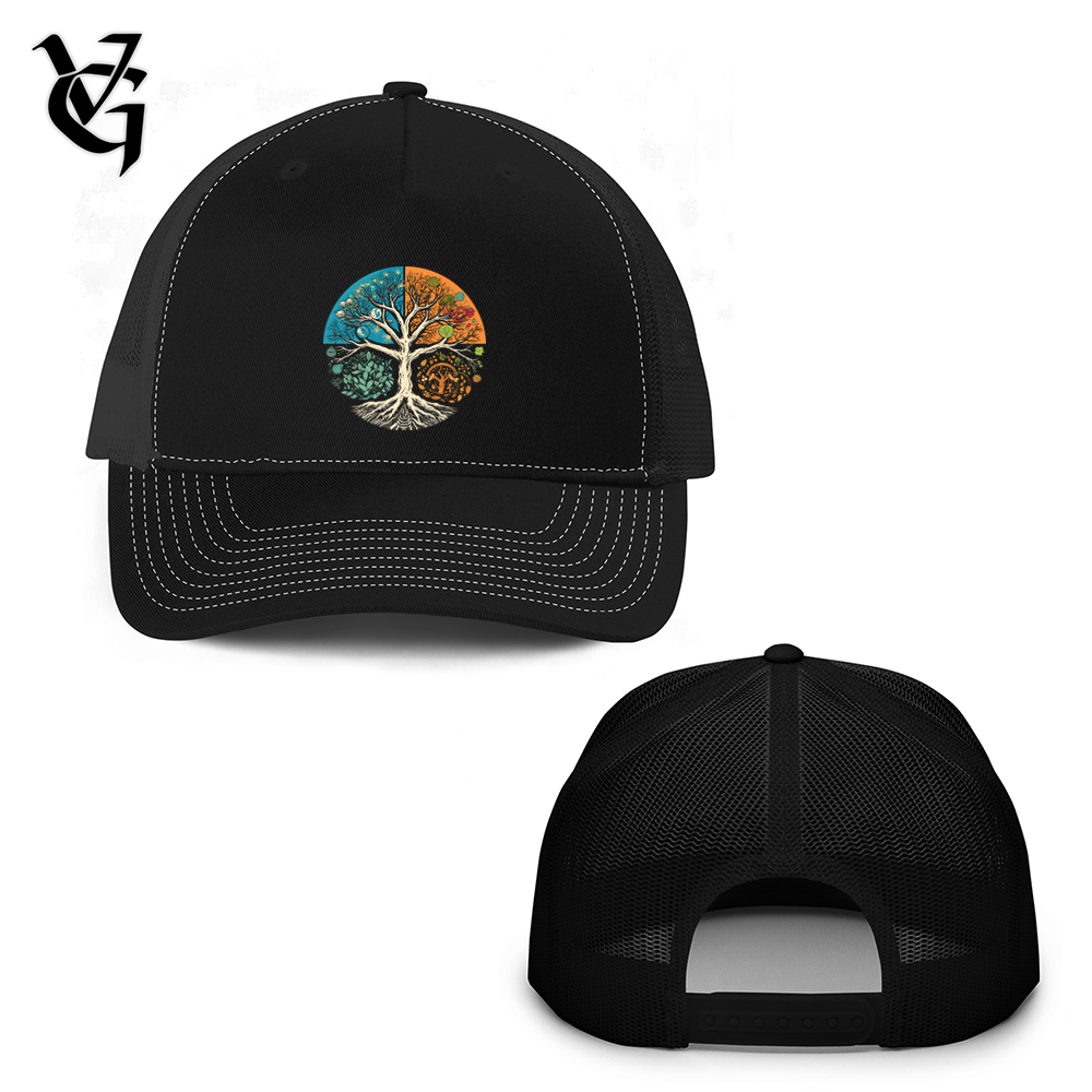 Seasons Tree Cycle Trucker Hat