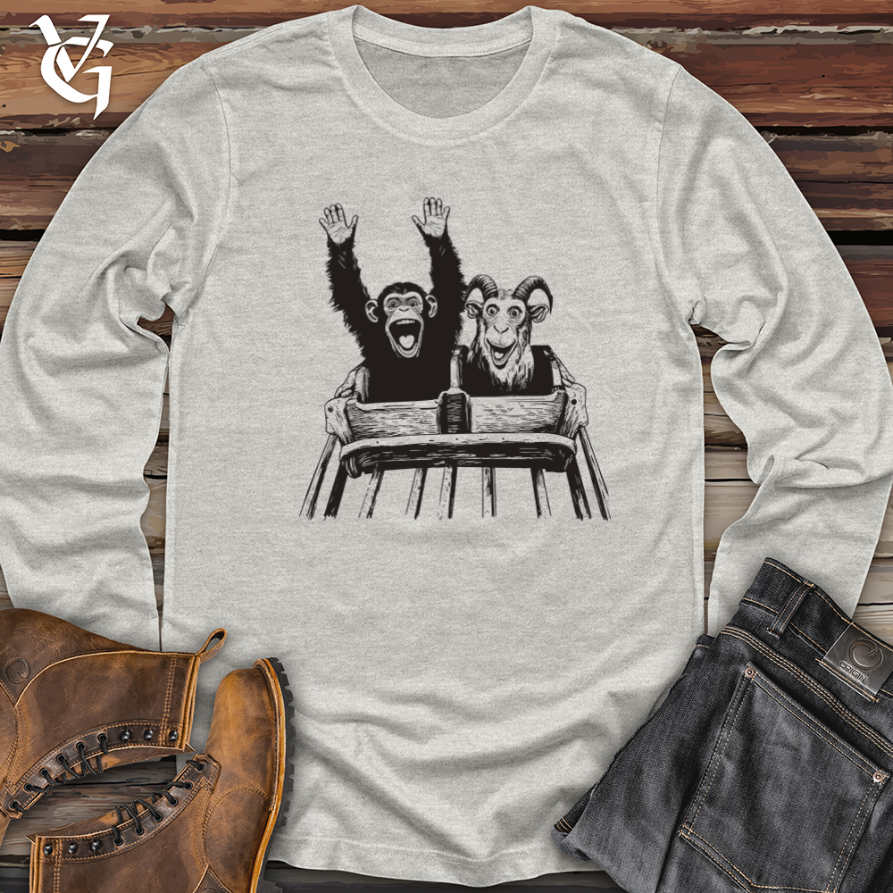 Monkey Goat Rollercoaster Long Sleeve