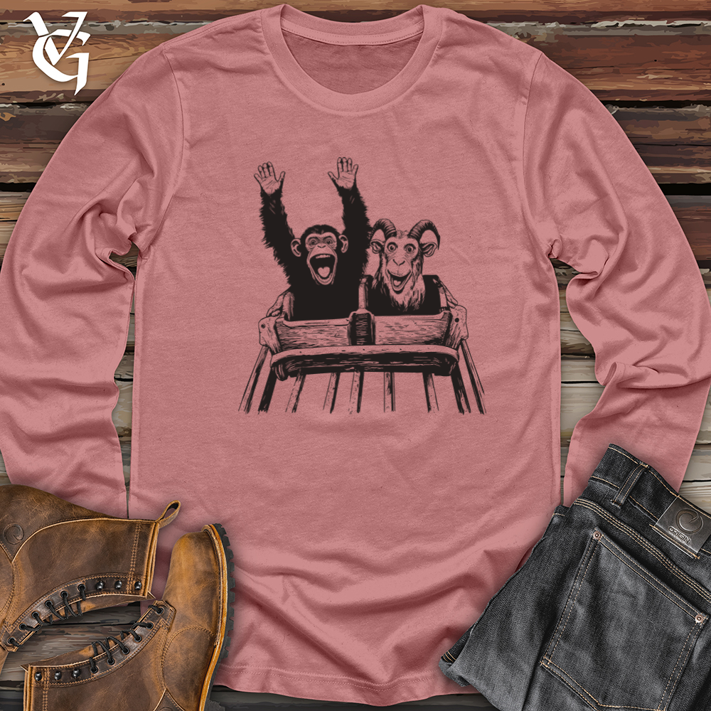 Monkey Goat Rollercoaster Long Sleeve