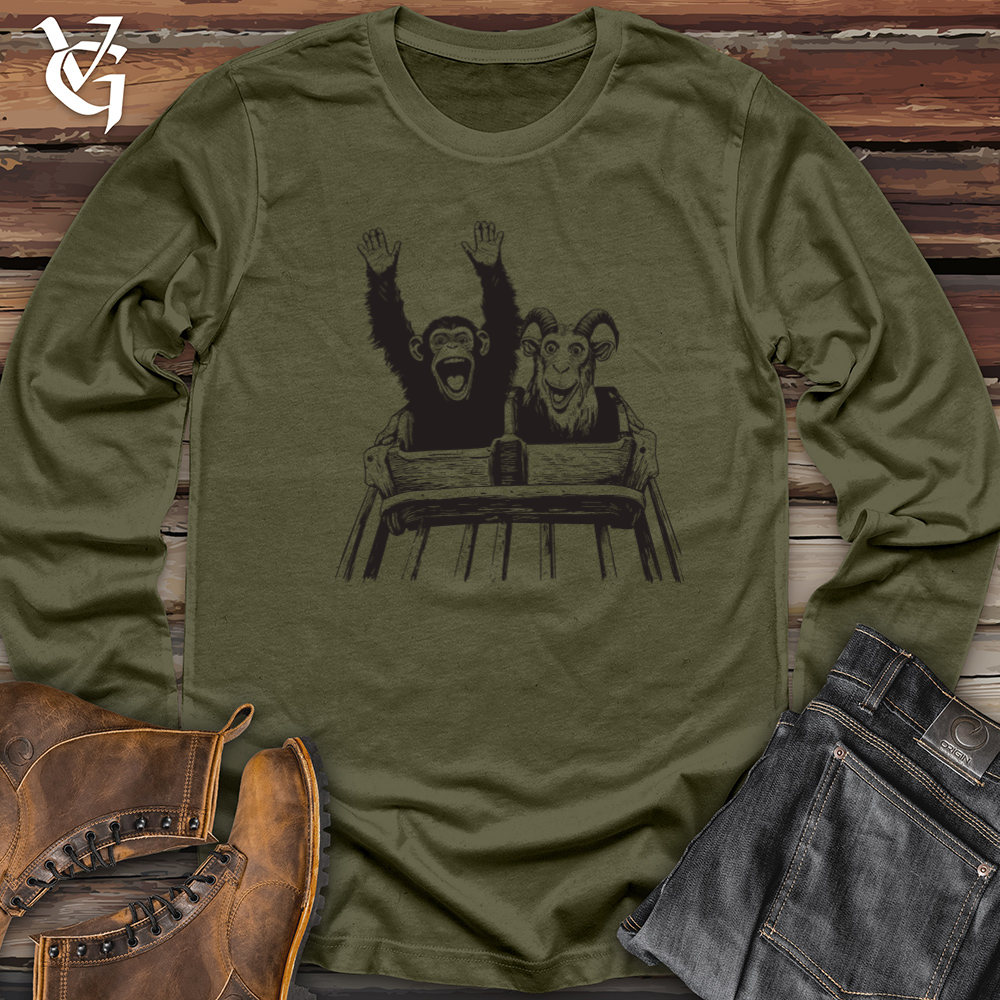Monkey Goat Rollercoaster Long Sleeve