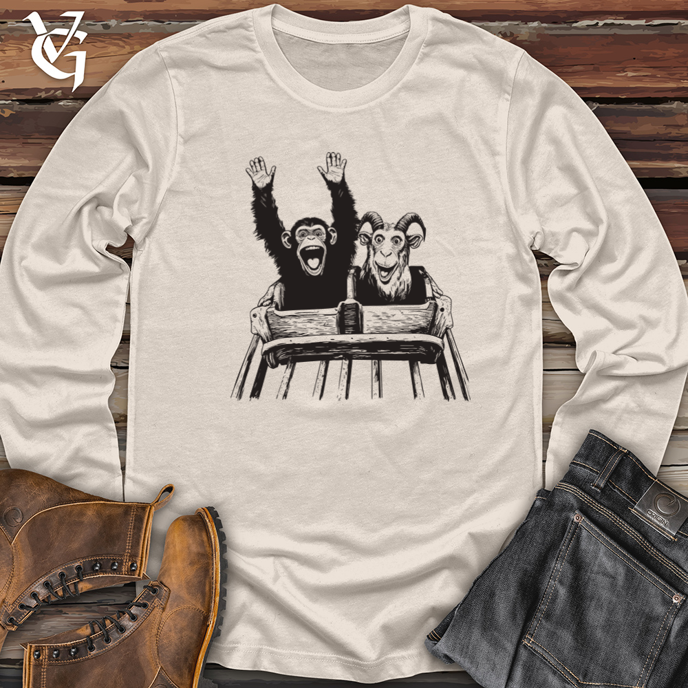 Monkey Goat Rollercoaster Long Sleeve