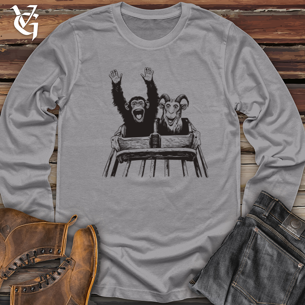 Monkey Goat Rollercoaster Long Sleeve