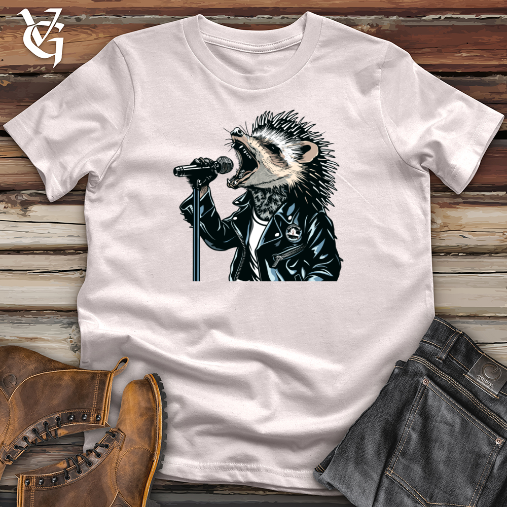 Hedgehog Punk Vocalist Softstyle Tee