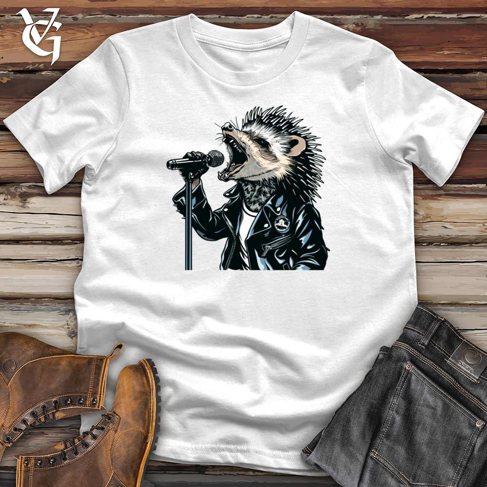 Hedgehog Punk Vocalist Softstyle Tee