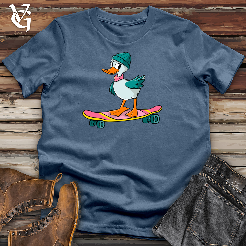 Duck With Skateboard Cotton Tee