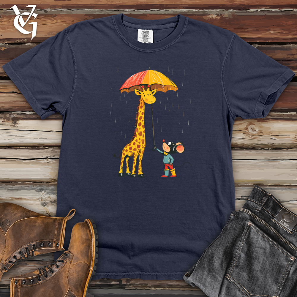Giraffe Rainstorm Heavy Cotton Comfort Colors Tee