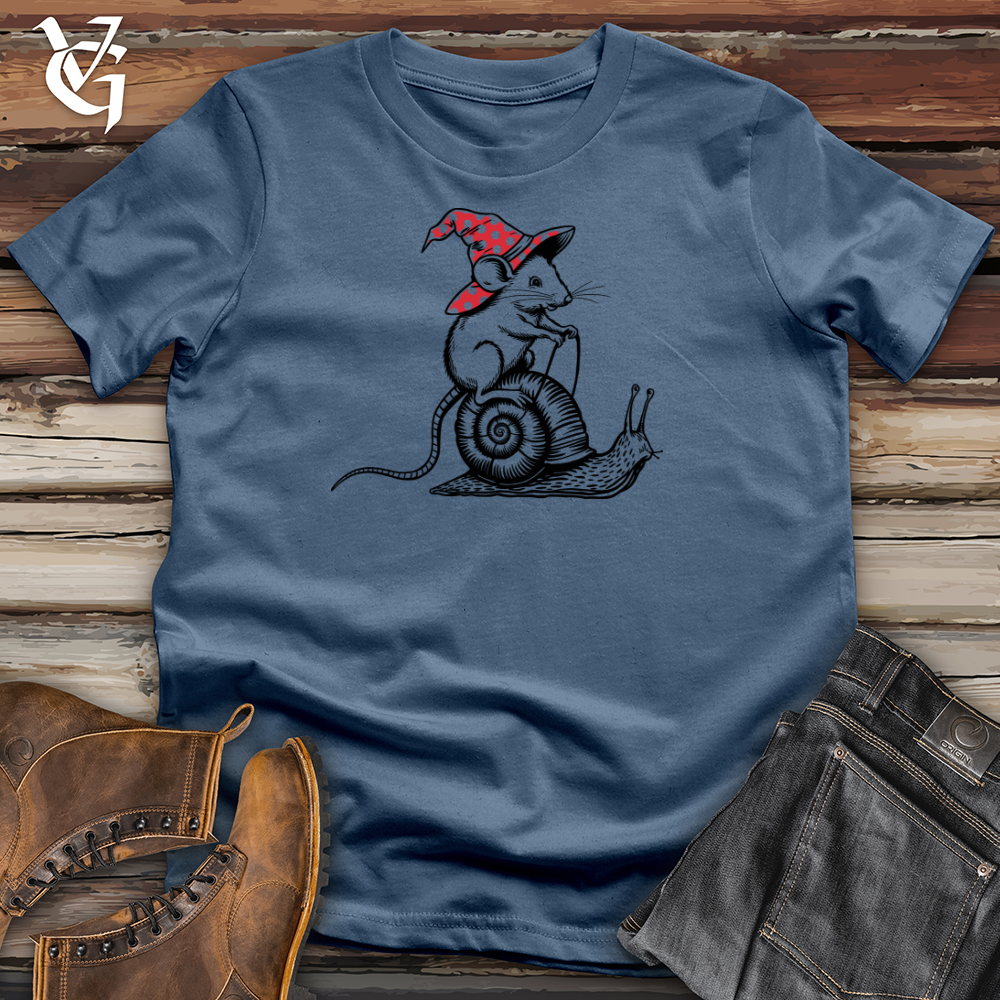 Rat Riding Snail Cotton Tee