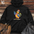 Chicken Throwing Darts Midweight Hooded Sweatshirt