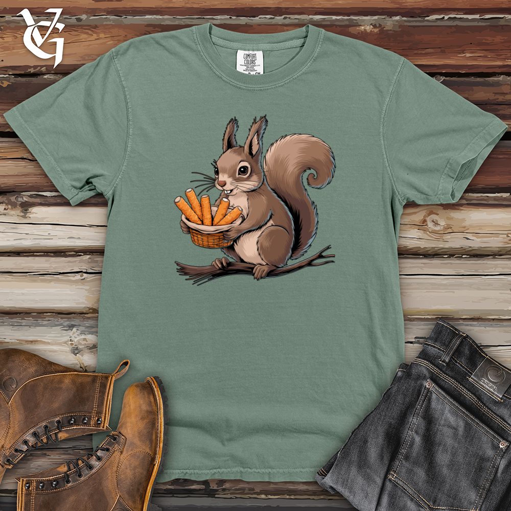 Squirrel with Mozzarella Sticks Heavy Cotton Comfort Colors Tee