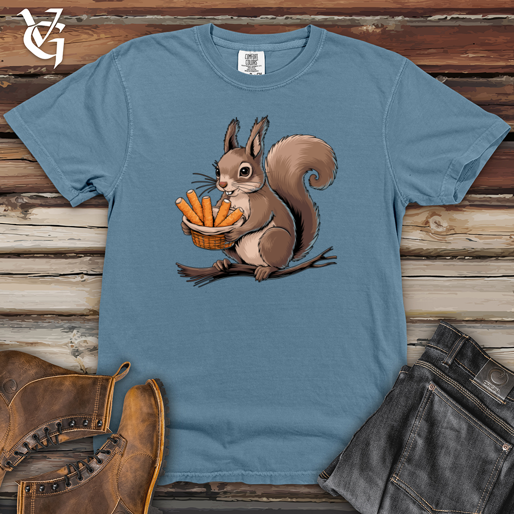 Squirrel with Mozzarella Sticks Heavy Cotton Comfort Colors Tee