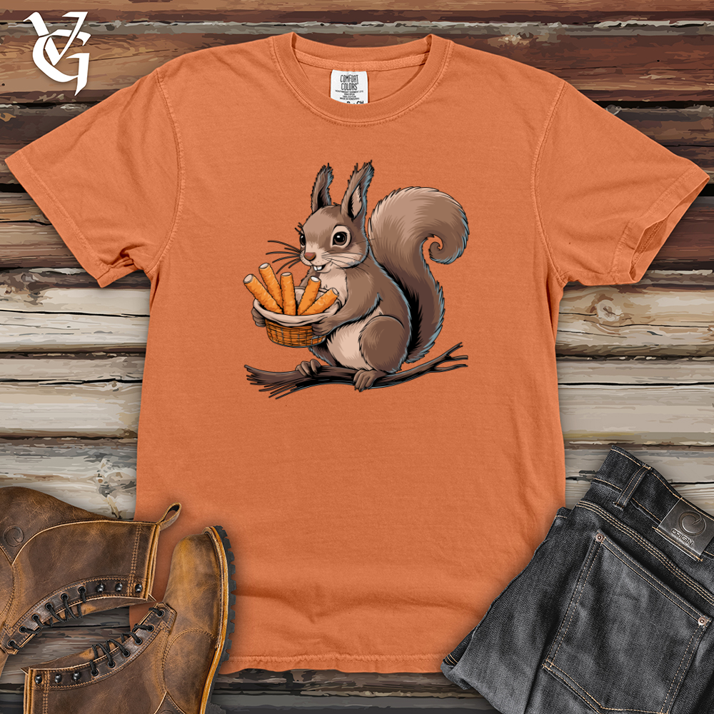 Squirrel with Mozzarella Sticks Heavy Cotton Comfort Colors Tee