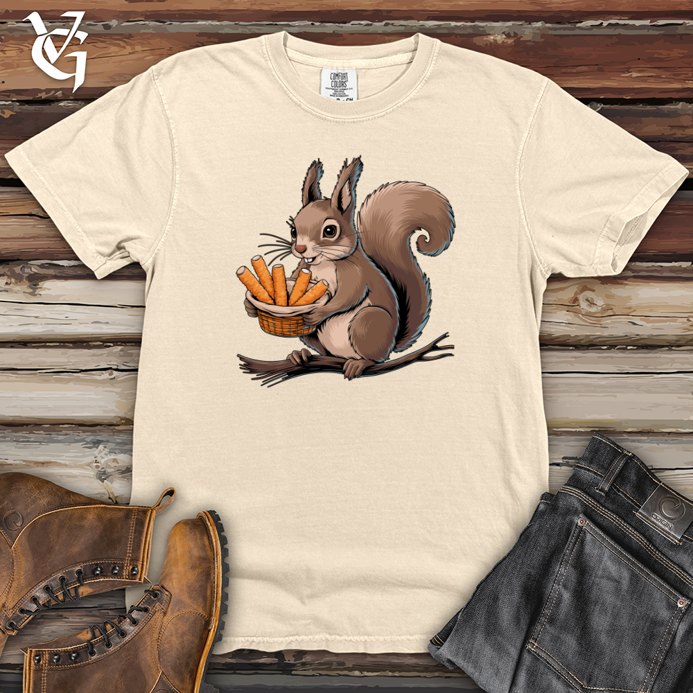 Squirrel with Mozzarella Sticks Heavy Cotton Comfort Colors Tee