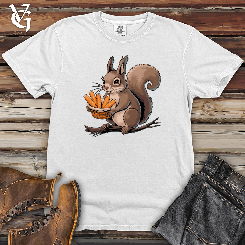 Squirrel with Mozzarella Sticks Heavy Cotton Comfort Colors Tee