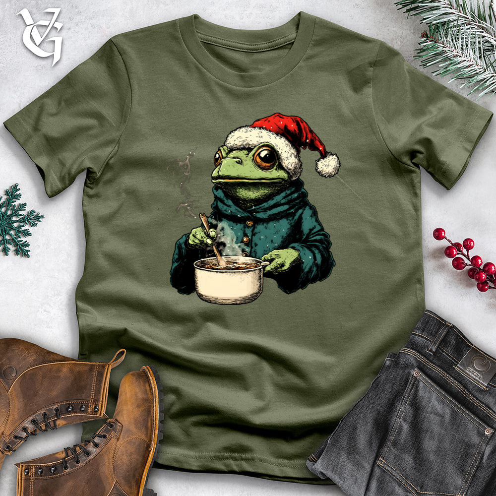 Frog Christmas Stew Softstyle Tee