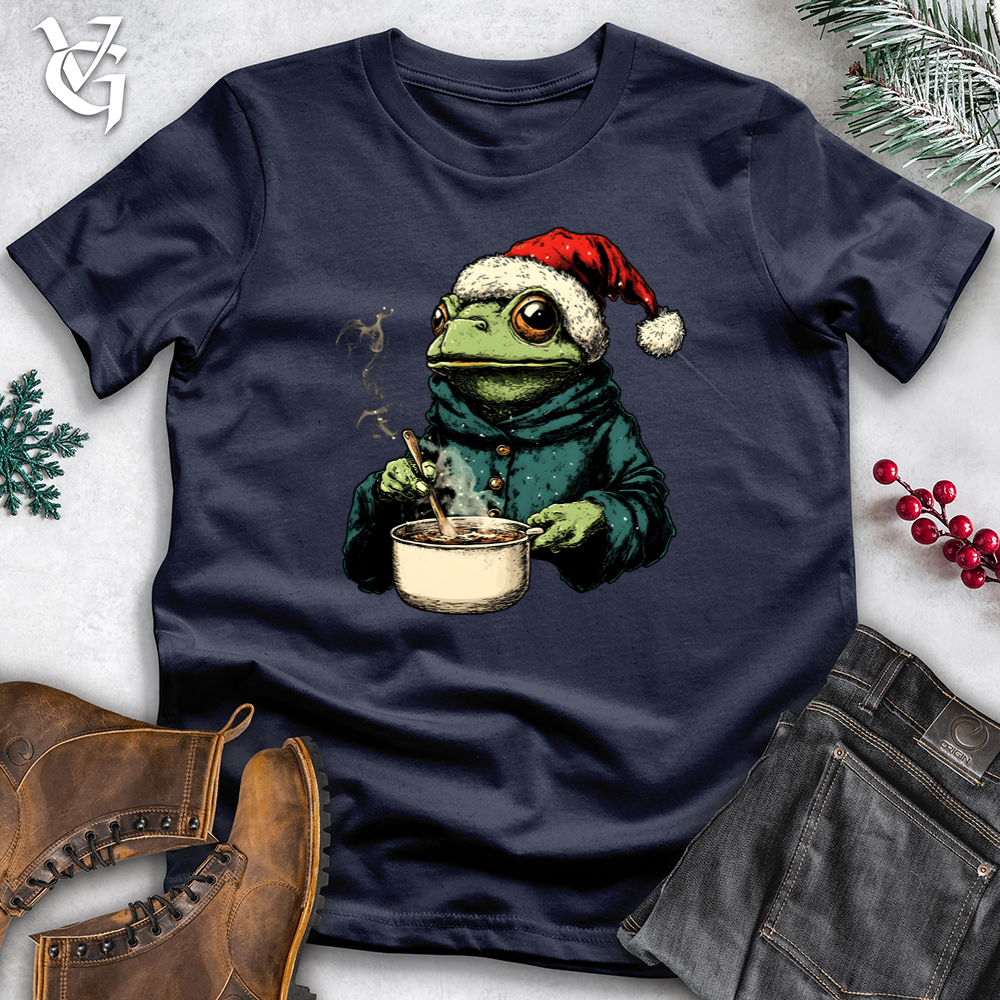 Frog Christmas Stew Softstyle Tee