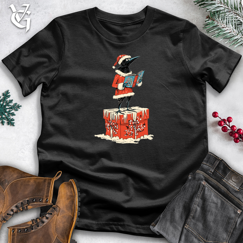 Christmas Carols Raven Cotton Tee