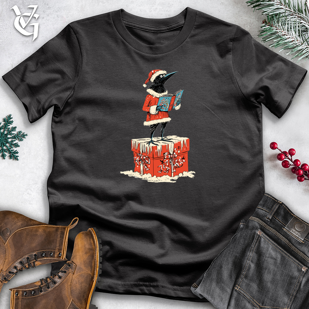 Christmas Carols Raven Cotton Tee