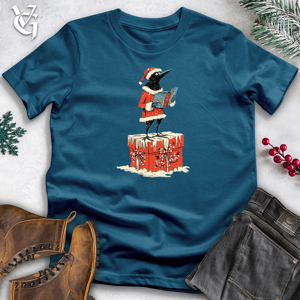 Christmas Carols Raven Cotton Tee