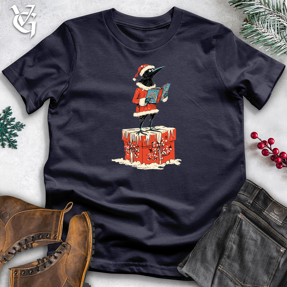 Christmas Carols Raven Cotton Tee
