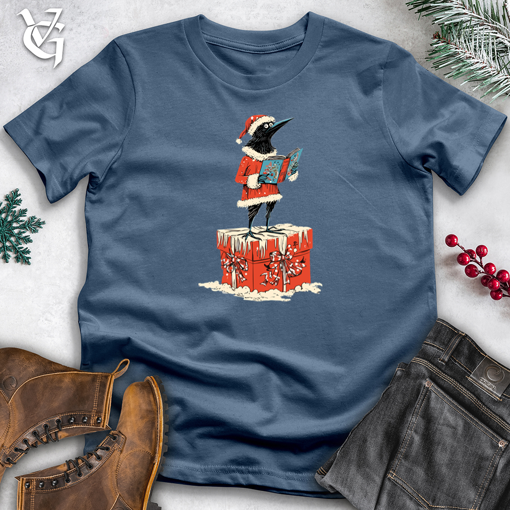 Christmas Carols Raven Cotton Tee