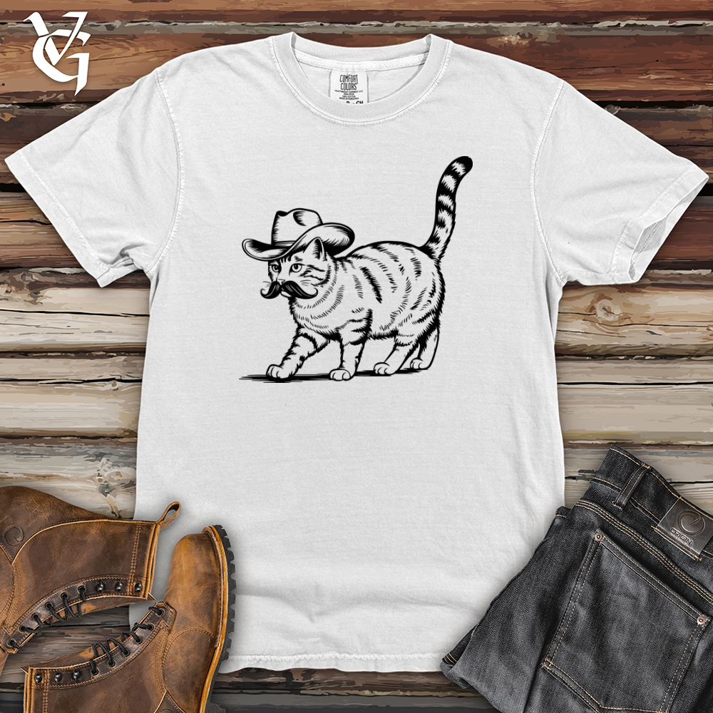 Cowboy Cat Heavy Cotton Comfort Colors Tee