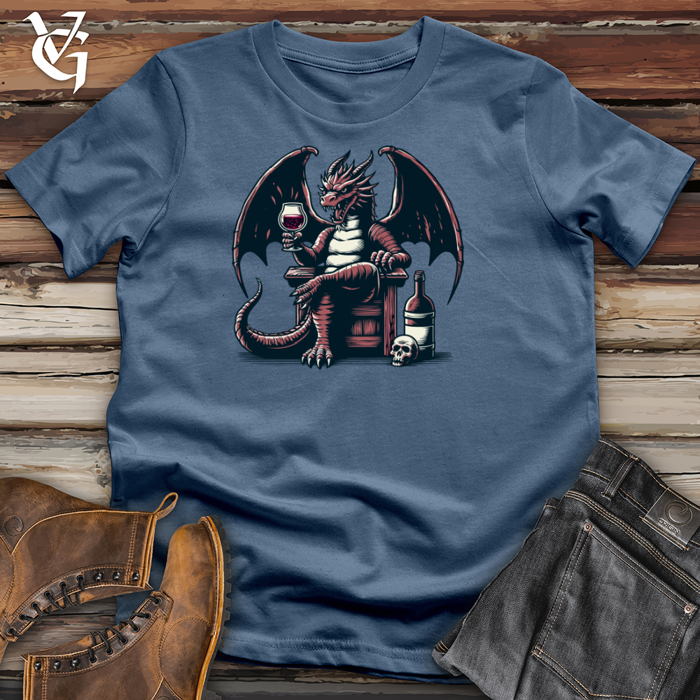 Dragon With Wine Cotton Tee