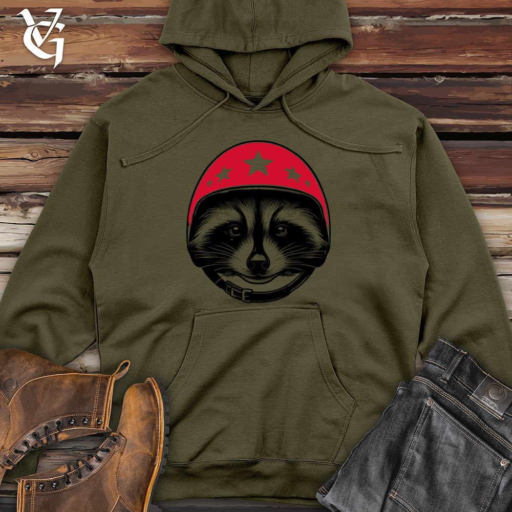 Raccoon Daredevil Midweight Hooded Sweatshirt Viking Goods Company