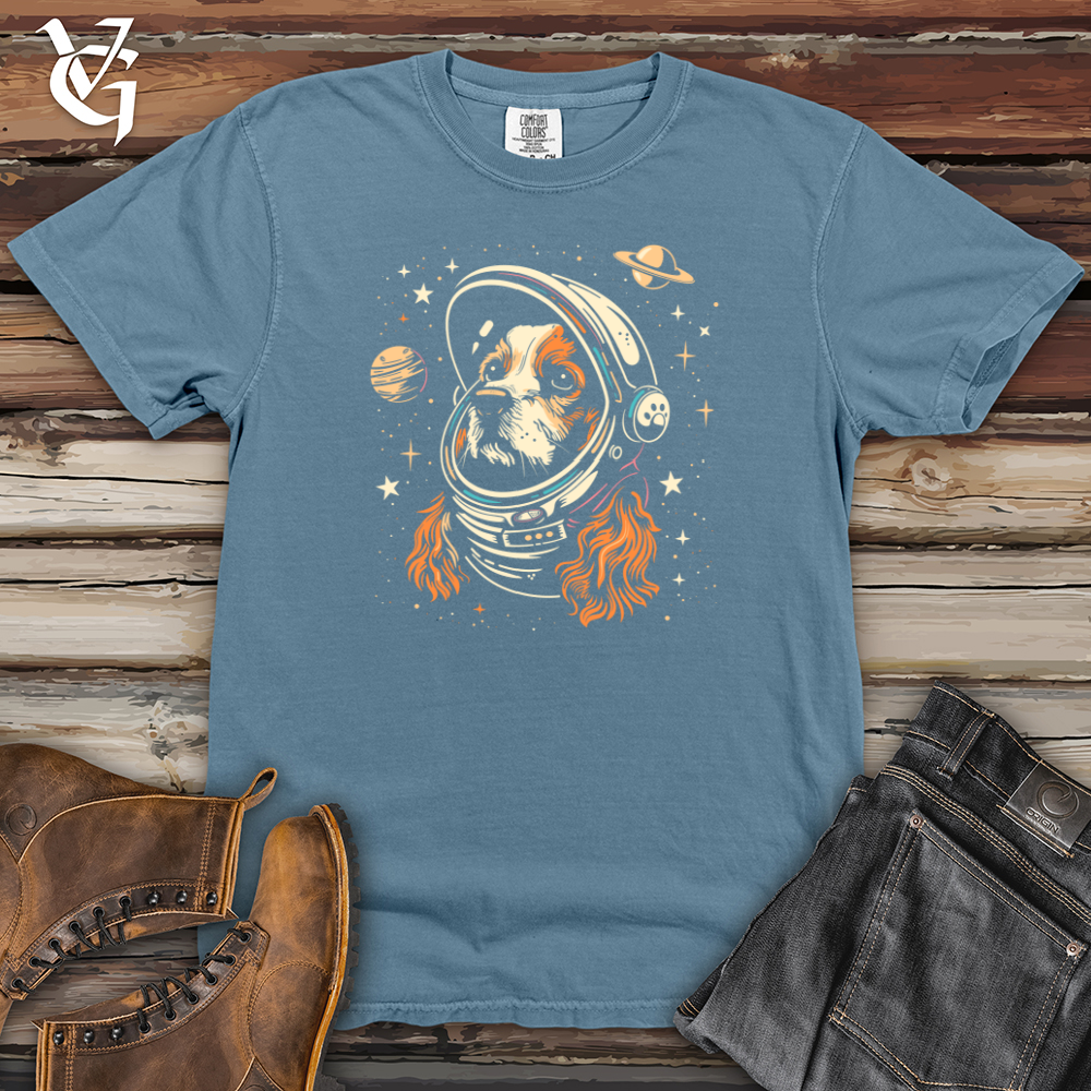 Cosmic Cocker Astronaut Heavy Cotton Comfort Colors Tee