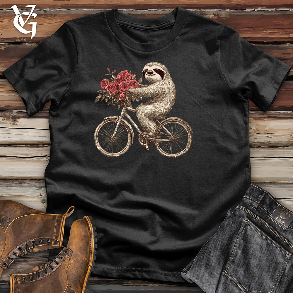 Sloth Romance Ride Cotton Tee