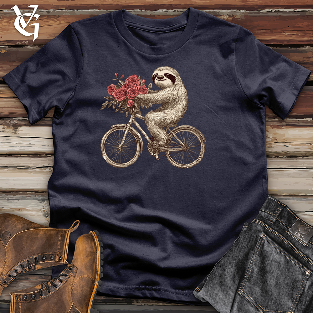Sloth Romance Ride Cotton Tee