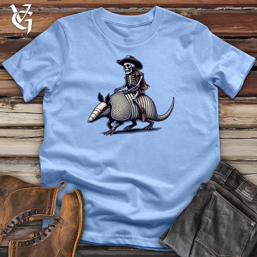 Skeleton Armadillo Cowboy Softstyle Tee