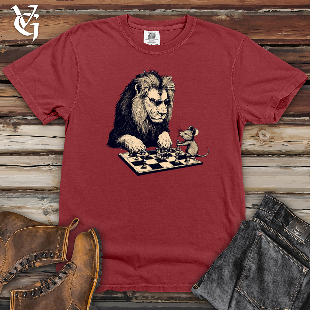 Mouse Lion Chess Heavy Cotton Comfort Colors Tee