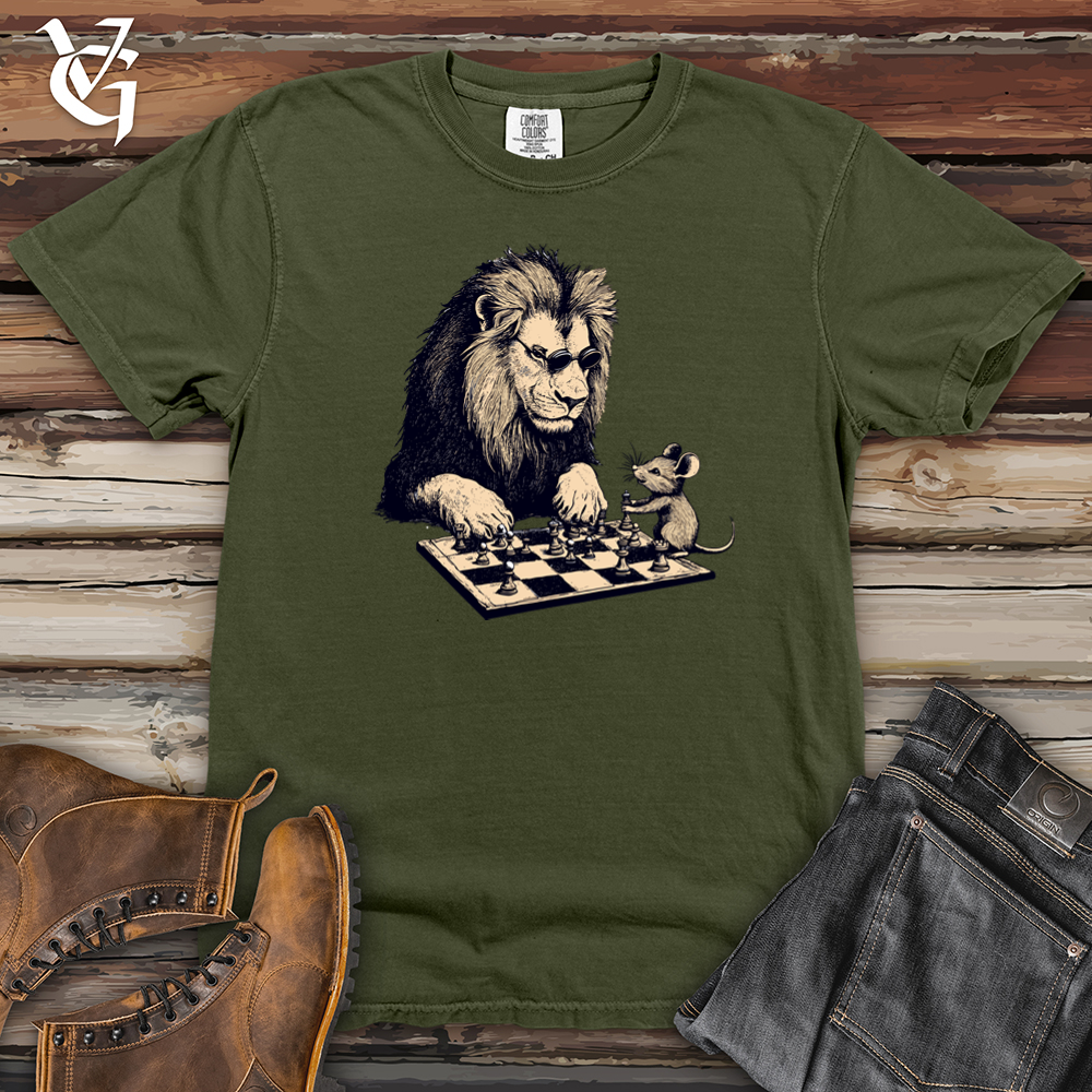 Mouse Lion Chess Heavy Cotton Comfort Colors Tee