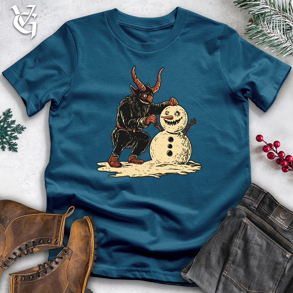 Krampus Snowman Cotton Tee