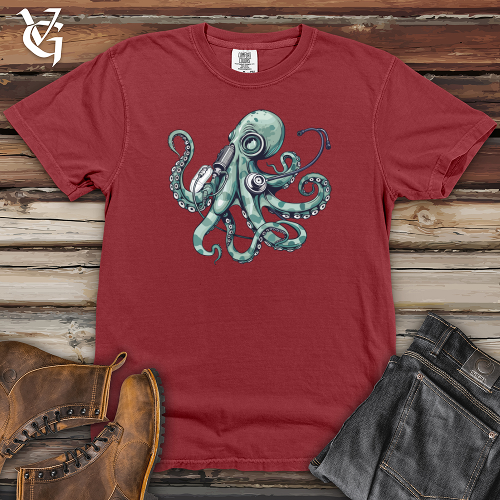 Octopus Respiratory Therapist Heavy Cotton Comfort Colors Tee