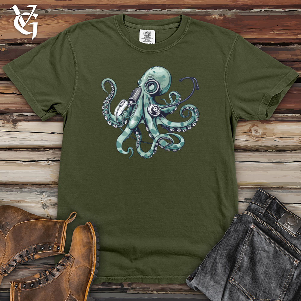 Octopus Respiratory Therapist Heavy Cotton Comfort Colors Tee