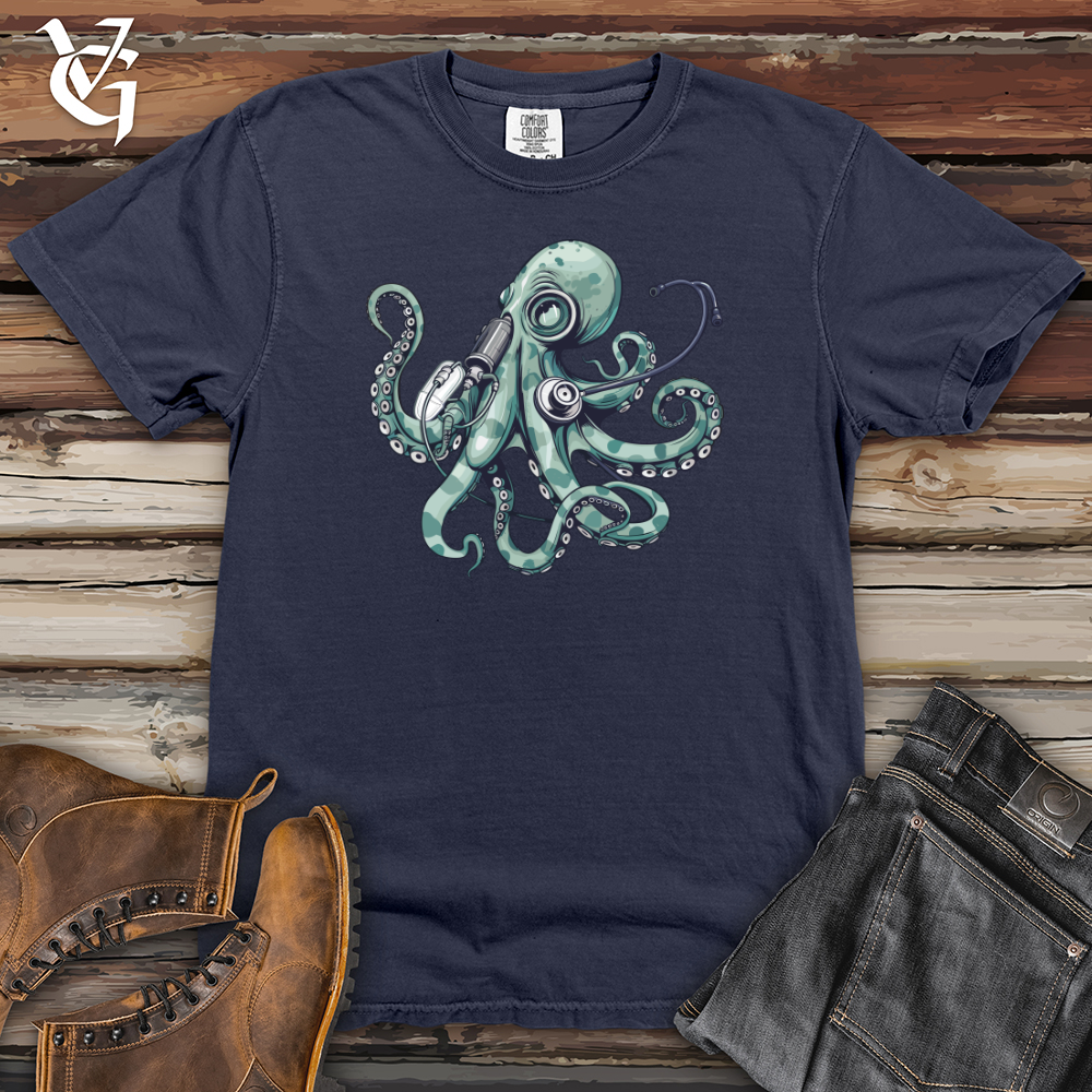 Octopus Respiratory Therapist Heavy Cotton Comfort Colors Tee