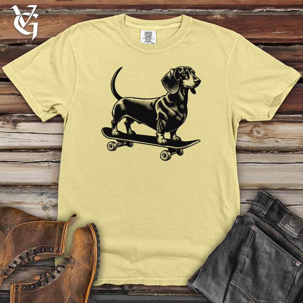 Dog Skateboarder Heavy Cotton Comfort Colors Tee
