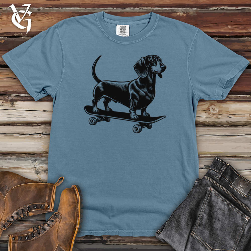 Dog Skateboarder Heavy Cotton Comfort Colors Tee