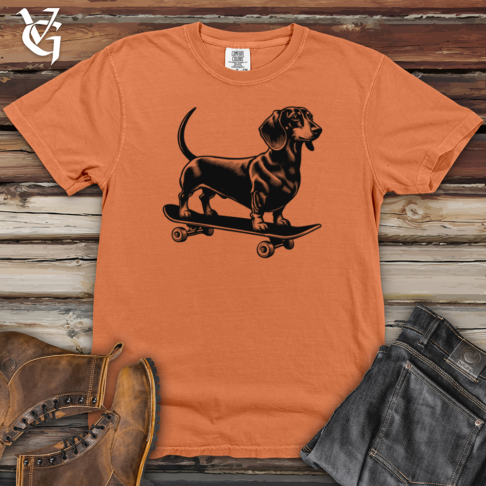 Dog Skateboarder Heavy Cotton Comfort Colors Tee