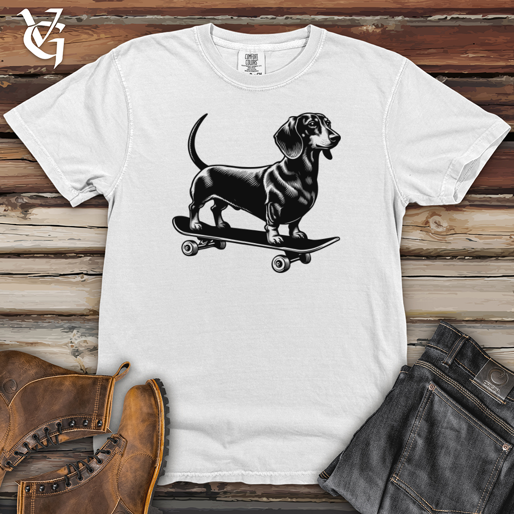 Dog Skateboarder Heavy Cotton Comfort Colors Tee